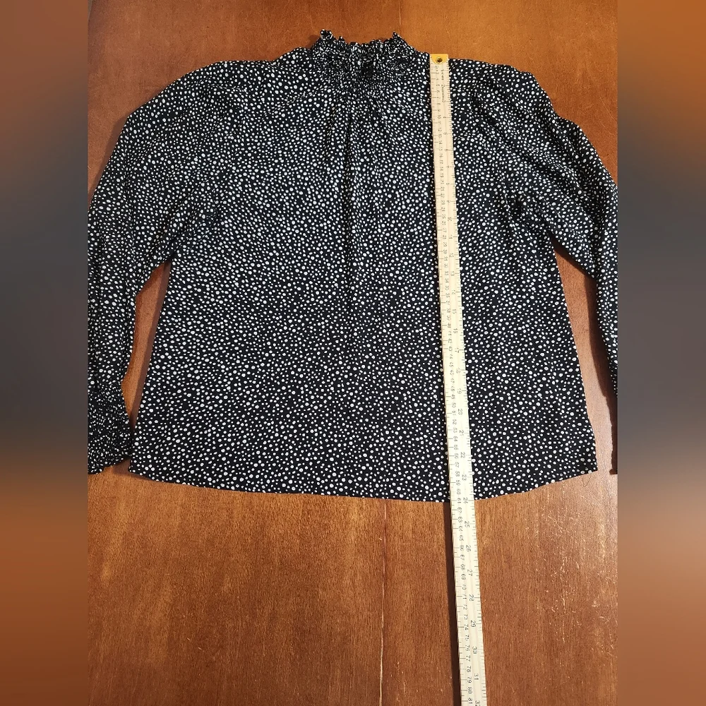 Sanctuary Black and White Dotted Blouse - Picture 4 of 6
